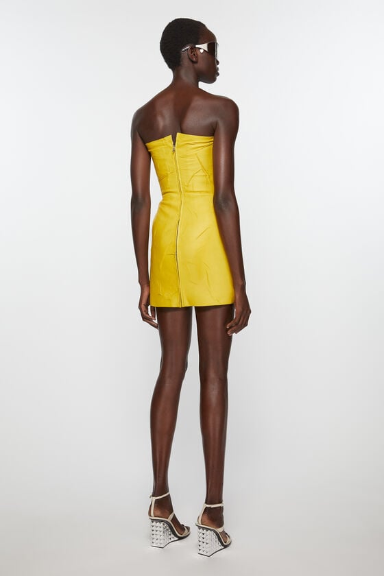 Acne Studios Bustierkleid aus Leder Laufsteg-Show Letzte 2 Tage