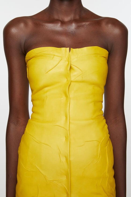 Acne Studios Bustierkleid aus Leder Laufsteg-Show Letzte 2 Tage
