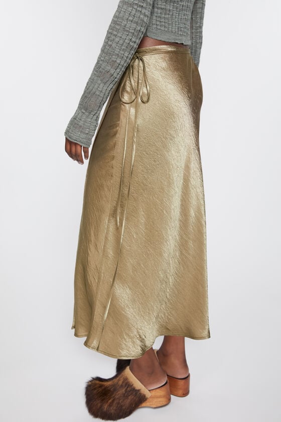 Acne Studios Wickelrock aus Satin Cyber Monday