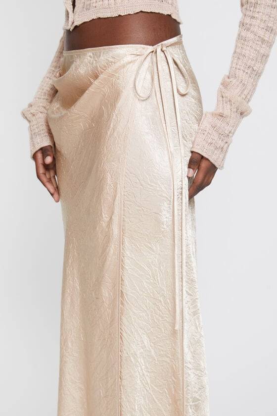 Acne Studios Wickelrock aus Satin Osterangebot