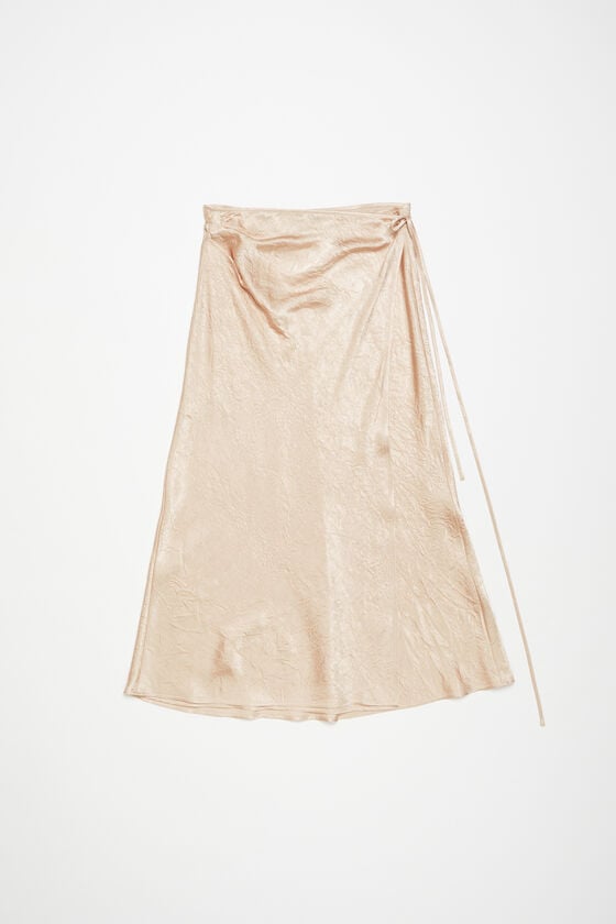 Acne Studios Wickelrock aus Satin Osterangebot