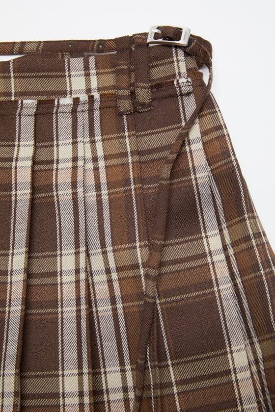 Acne Studios Asymmetrischer Faltenrock Heißer Verkauf