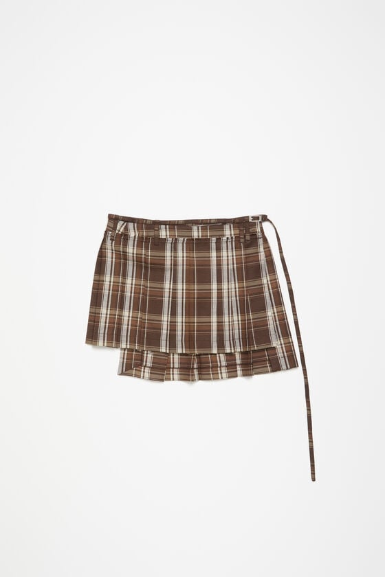 Acne Studios Asymmetrischer Faltenrock Heißer Verkauf