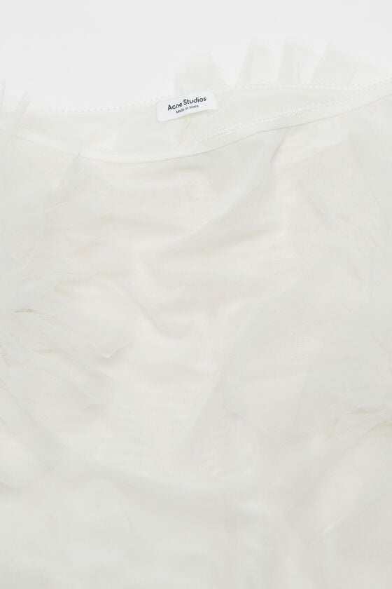 Acne Studios Rüschenrock aus Netzstoff Blitzangebot