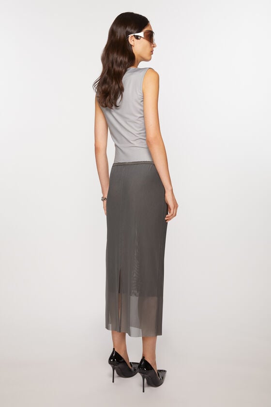 Acne Studios Mesh-Rock Laufsteg-Show Große Rabatte