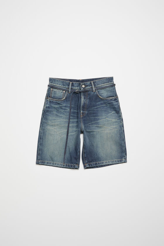 Acne Studios Denim-Shorts mit lockerer Passform VIP-Rabatte