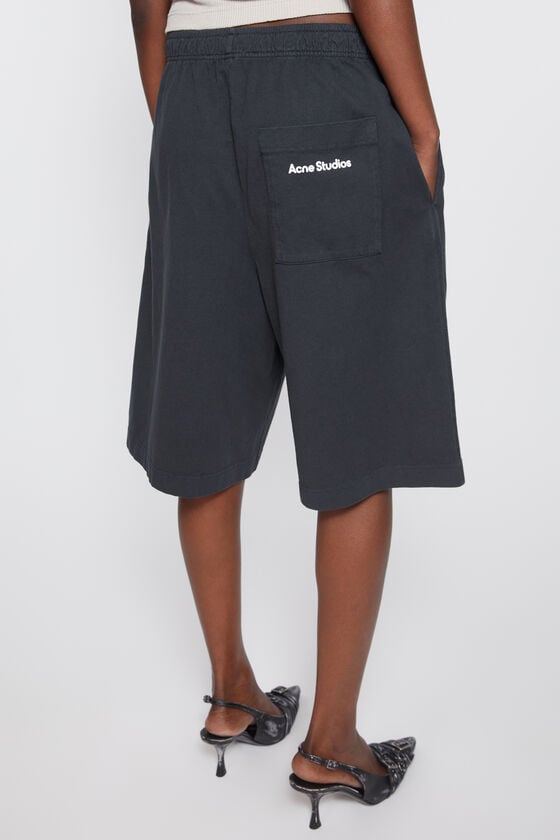 Acne Studios Jerseyshorts mit Logo-Stempel Kostenlose Rückgabe