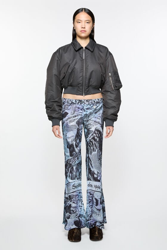 Acne Studios Bedruckte Hose Discount Store für neue Produkte