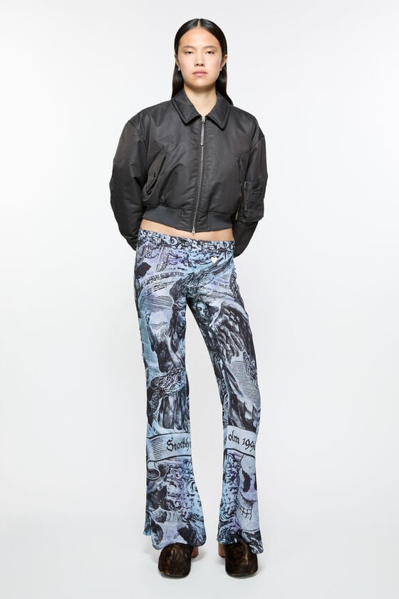 Acne Studios Bedruckte Hose Discount Store für neue Produkte
