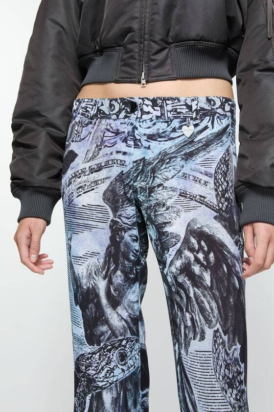Acne Studios Bedruckte Hose Discount Store für neue Produkte