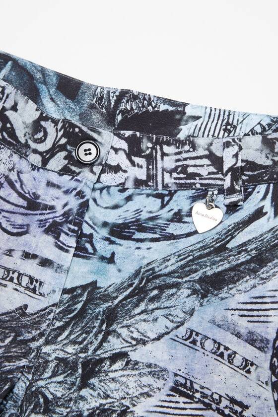 Acne Studios Bedruckte Hose Discount Store für neue Produkte