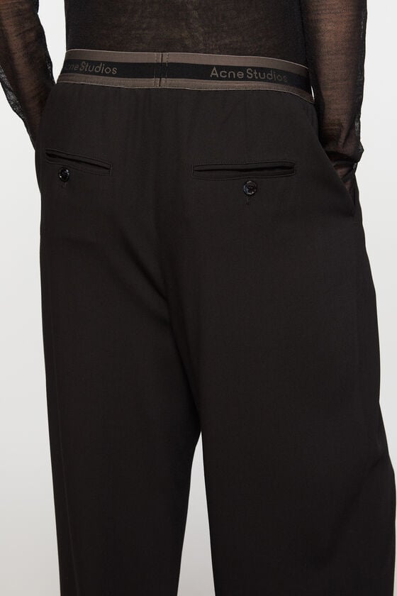 Acne Studios Hose mit Logo-Tape Super Rabatt