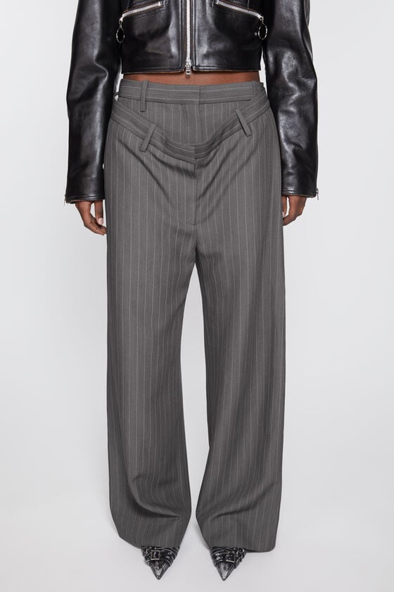 Acne Studios Dekonstruierte Nadelstreifenhose Riesige Rabatte