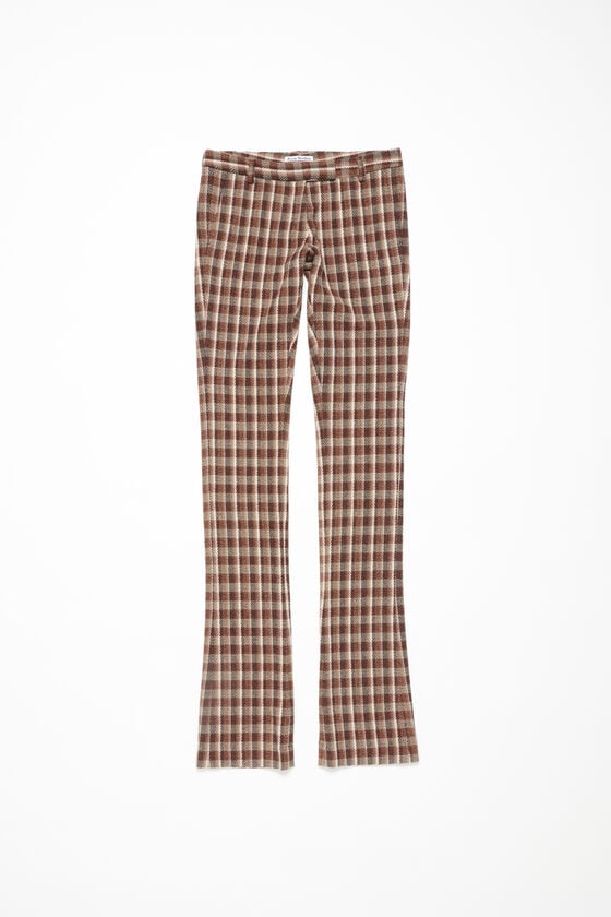 Acne Studios Check tailored trousers Laufsteg-Show Speichern exportieren