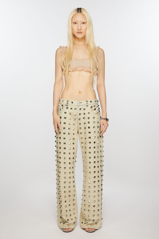 Acne Studios Jeans mit Nieten - Lockere Passform Laufsteg-Show Blitzverkäufe