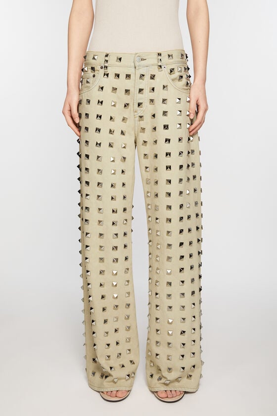 Acne Studios Jeans mit Nieten - Lockere Passform Laufsteg-Show Blitzverkäufe