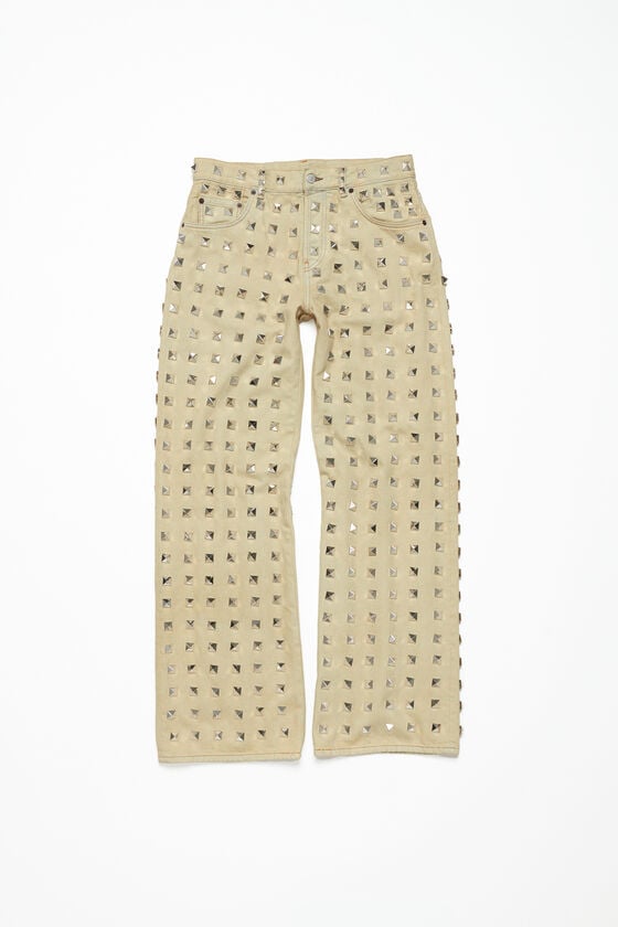 Acne Studios Jeans mit Nieten - Lockere Passform Laufsteg-Show Blitzverkäufe