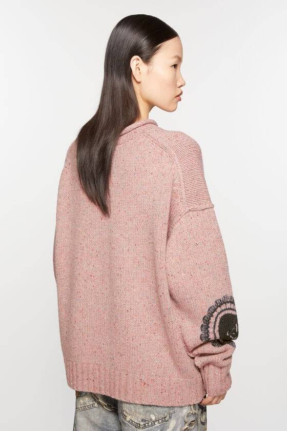 Acne Studios Bedruckter Pullover aus Wollmischung Sonderangebot