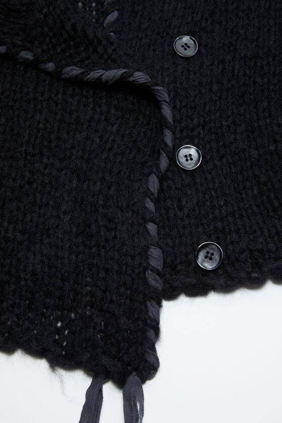 Acne Studios Strickjacke mit Schnürung Flash Sale