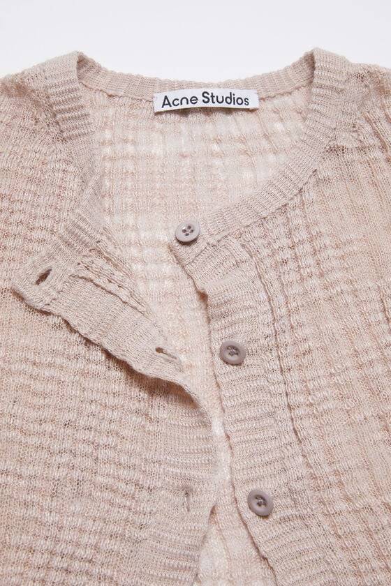 Acne Studios Strickjacke aus breitem Rippstrick Black Friday