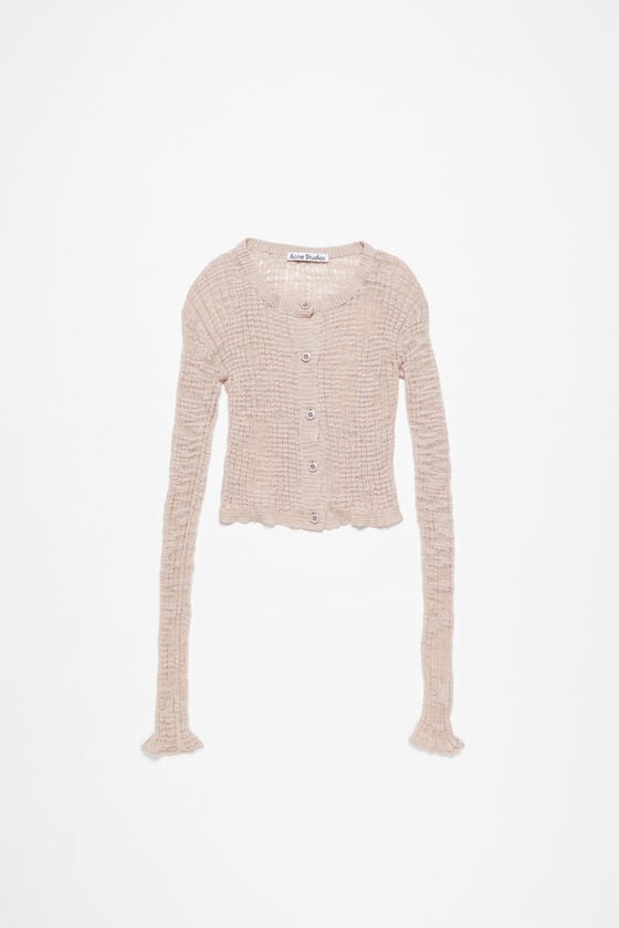 Acne Studios Strickjacke aus breitem Rippstrick Black Friday
