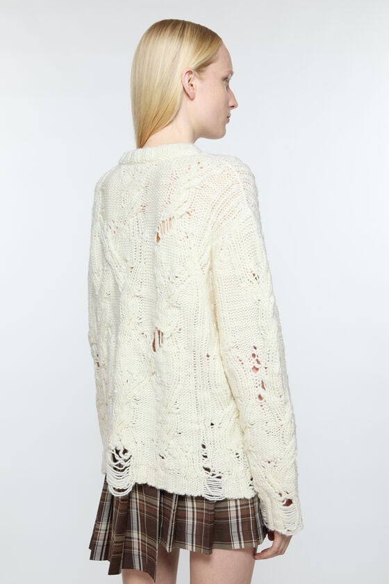 Acne Studios Häkelpullover im Used-Look Osterangebot