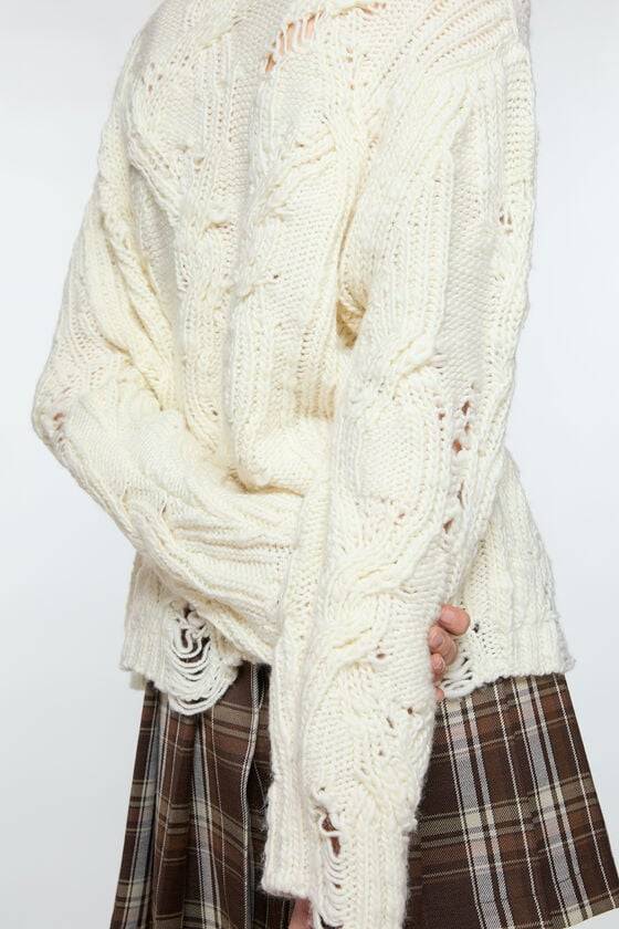 Acne Studios Häkelpullover im Used-Look Osterangebot