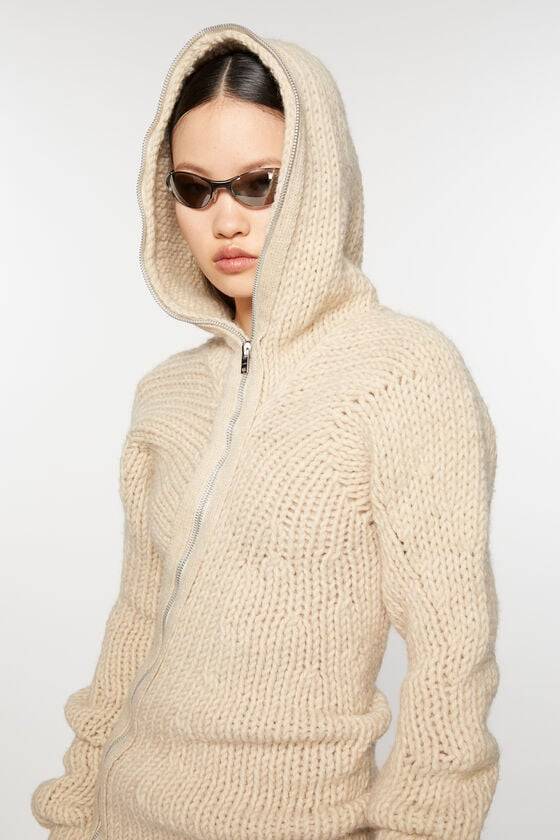 Acne Studios Knit hooded dress Laufsteg-Show Lagerräumung