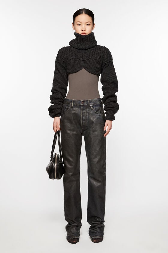 Acne Studios Cropped high neck knit Laufsteg-Show Heißer Verkauf