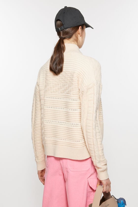 Acne Studios Strickjacke aus Patchwork-Strick Unisex Blitzangebot