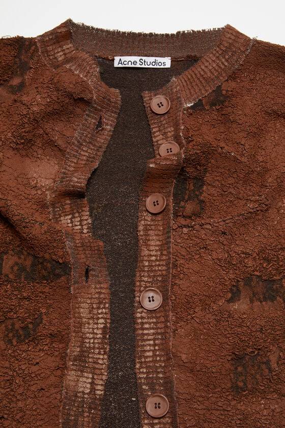 Acne Studios Strickjacke mit asymmetrischer Knopfleiste Laufsteg-Show Kauf eins, bekomm eins gratis