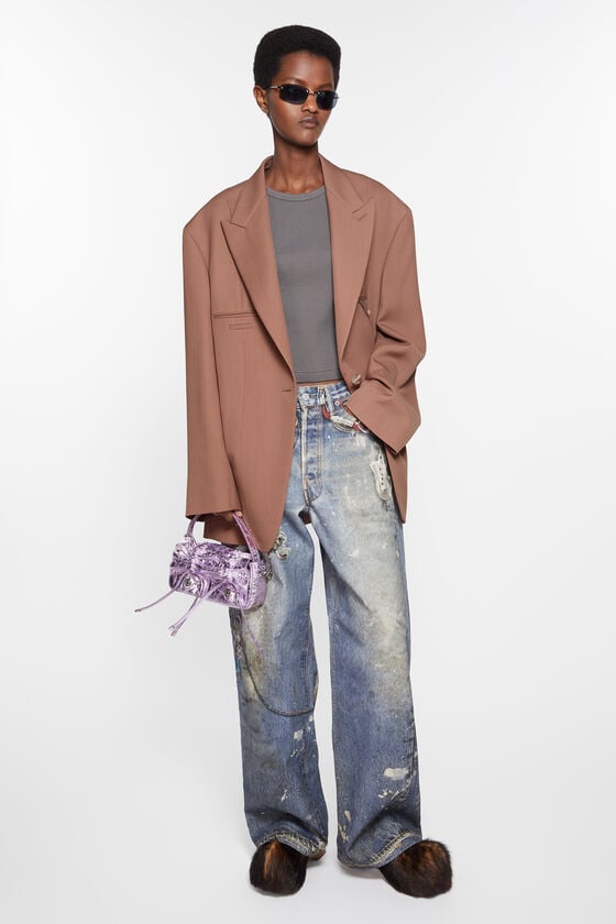 Acne Studios Einreihige Jacke Zeitbegrenzte Promotion