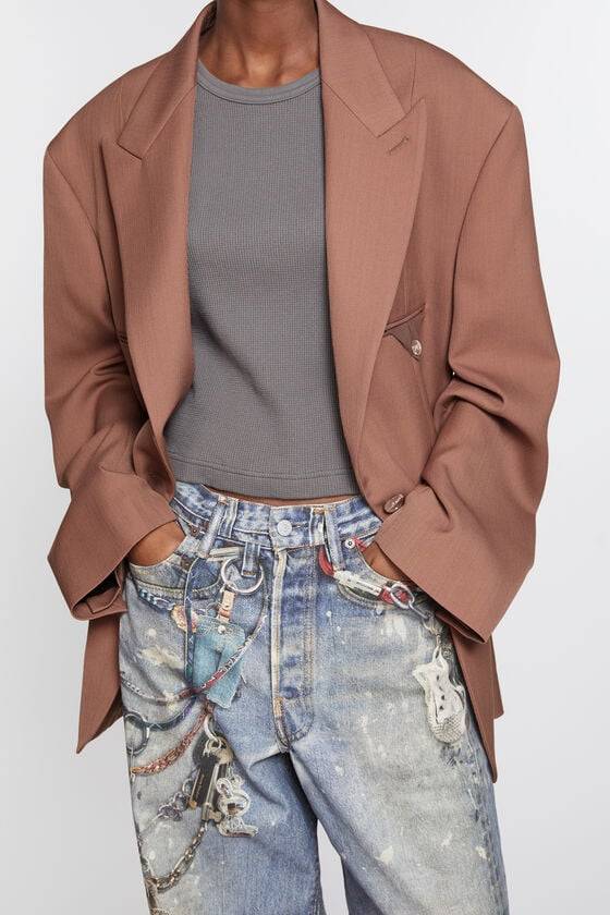 Acne Studios Einreihige Jacke Zeitbegrenzte Promotion