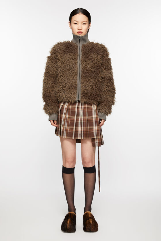 Acne Studios Pelzjacke Vierteljährliche Förderung
