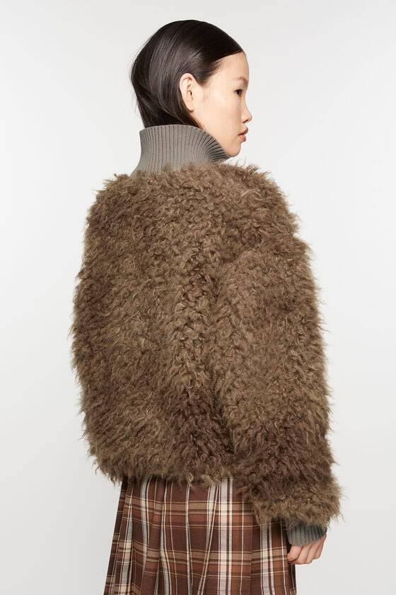 Acne Studios Pelzjacke Vierteljährliche Förderung