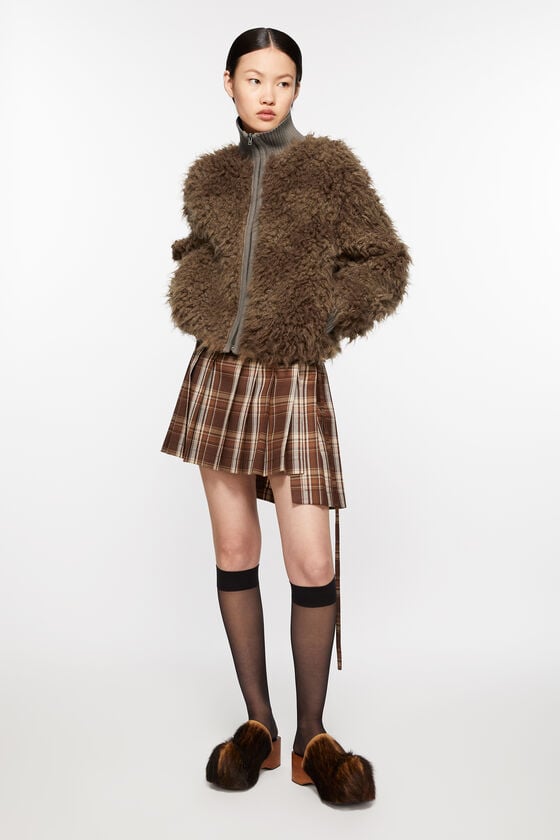 Acne Studios Pelzjacke Vierteljährliche Förderung