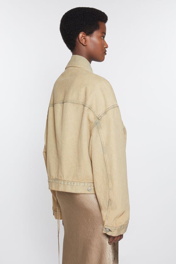 Acne Studios Jeansjacke - Oversized Croppped Fit Riesige Rabatte