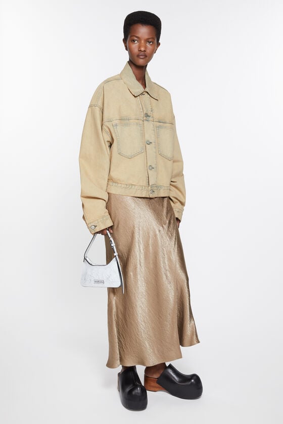 Acne Studios Jeansjacke - Oversized Croppped Fit Riesige Rabatte