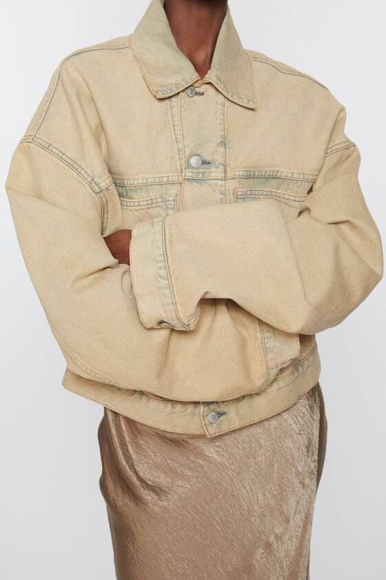 Acne Studios Jeansjacke - Oversized Croppped Fit Riesige Rabatte
