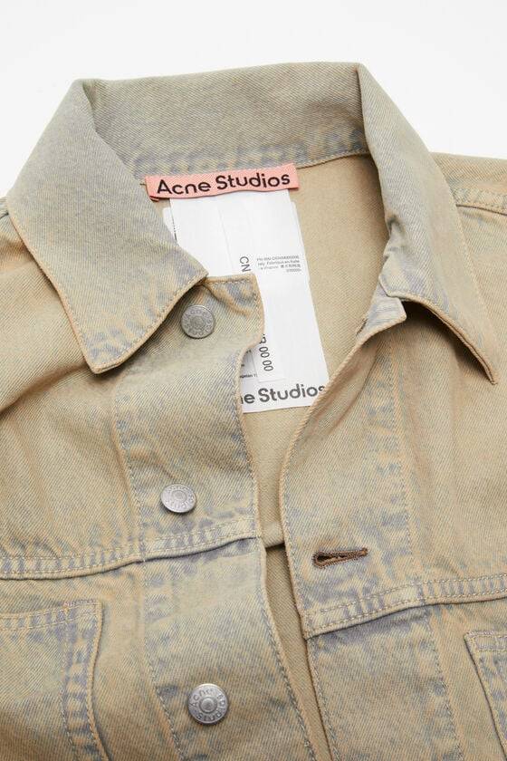 Acne Studios Jeansjacke - Oversized Croppped Fit Riesige Rabatte
