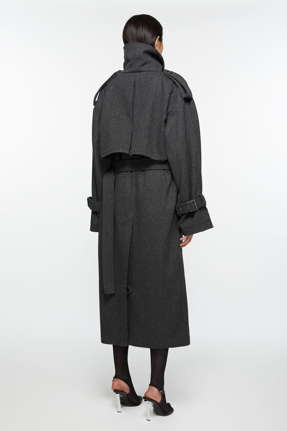 Acne Studios Mantel mit Gürtel 50% Rabatt mit kostenlosem Versand