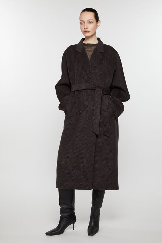Acne Studios Zweireihiger Wollmantel Kostenloser Versand international