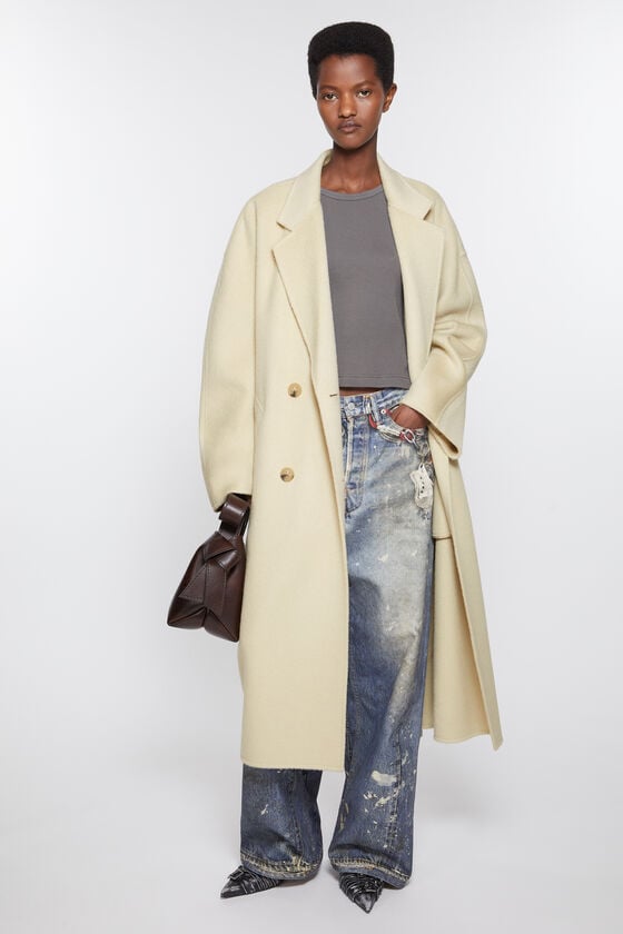 Acne Studios Zweireihiger Wollmantel Begrenzt auf 3 Tage