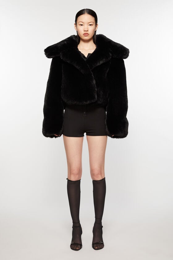Acne Studios Flauschige Jacke Laufsteg-Show zollfrei