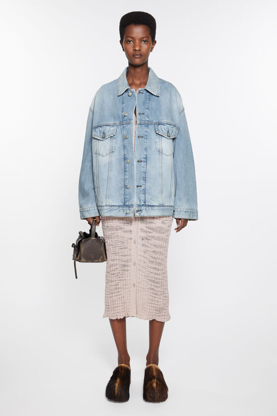 Acne Studios Jeansjacke – entspannte Passform Fabrikverkauf