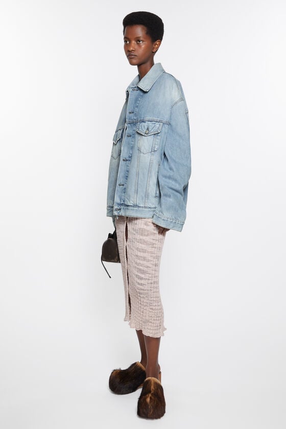 Acne Studios Jeansjacke – entspannte Passform Fabrikverkauf