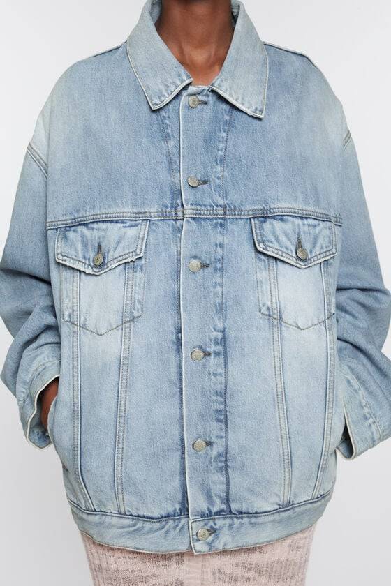 Acne Studios Jeansjacke – entspannte Passform Fabrikverkauf