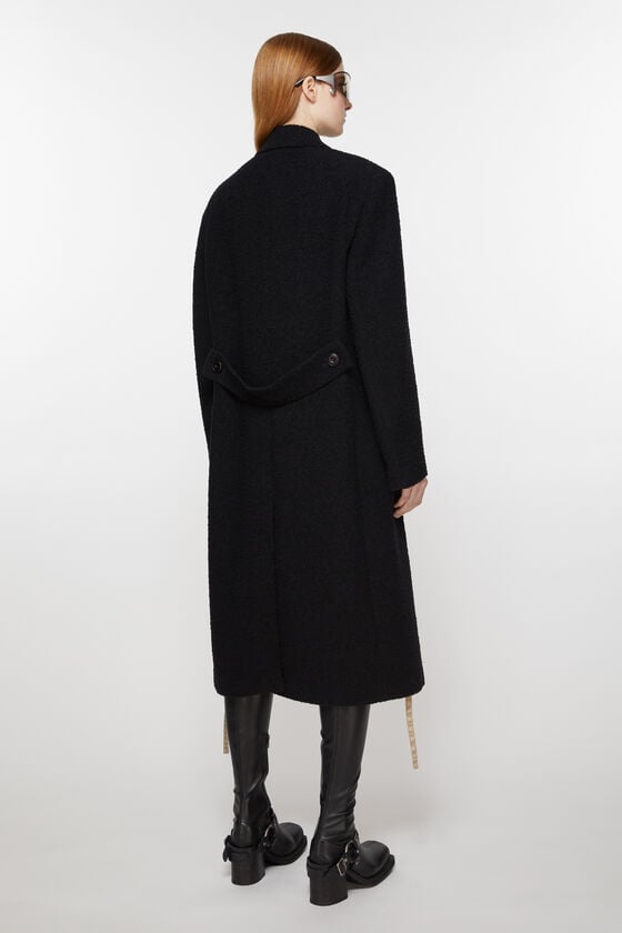 Acne Studios Zweireihiger Wollmantel Großer Ausverkauf