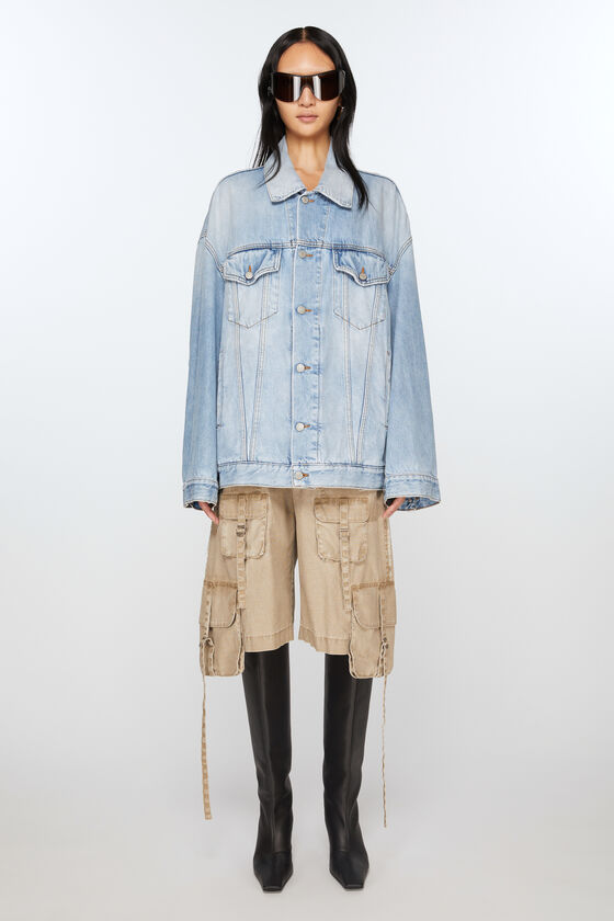 Acne Studios Denimjacke – Oversized Unisex-Passform Flash Sale