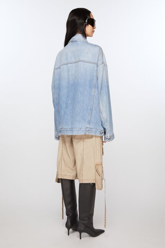 Acne Studios Denimjacke – Oversized Unisex-Passform Flash Sale